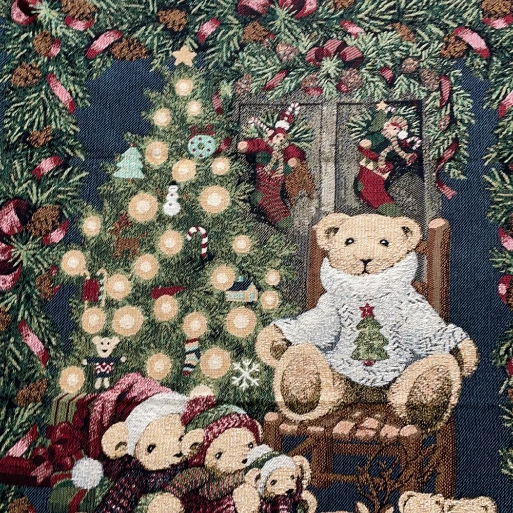 Cherished Teddies Holiday Blanket